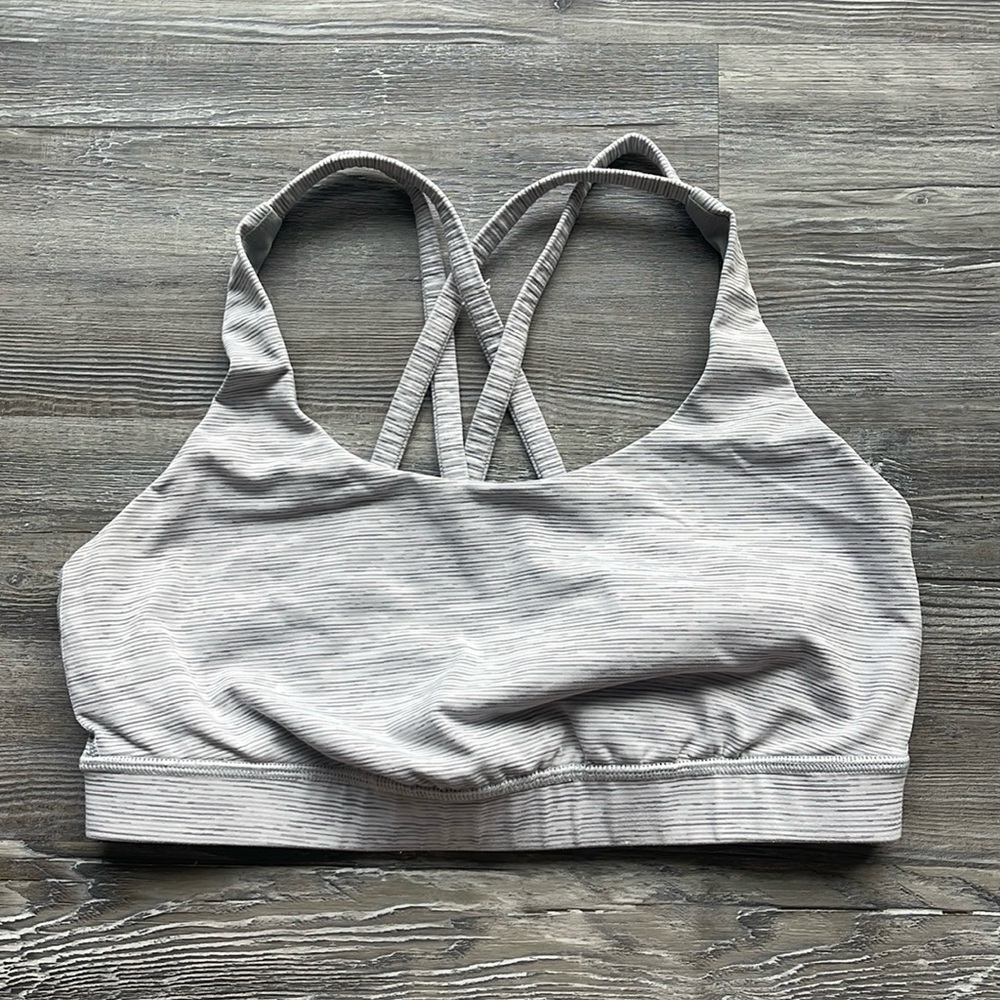 Lululemon White Energy Bra